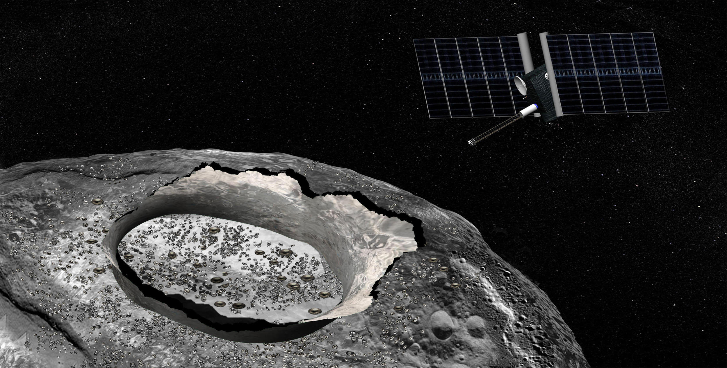 Giant Metallic Asteroid Psyche May Have Water